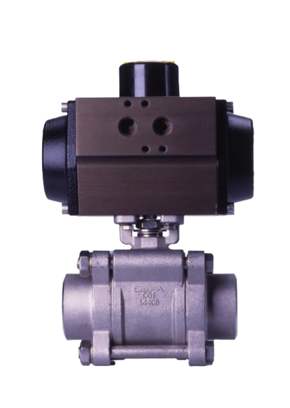 GEFA Ball Valve DN 50, ISO Butt Weld Ends, Full Bore/w AP3DA GEFA Ball Valve DN 50, ISO Butt Weld Ends, Full Bore/w AP3DA