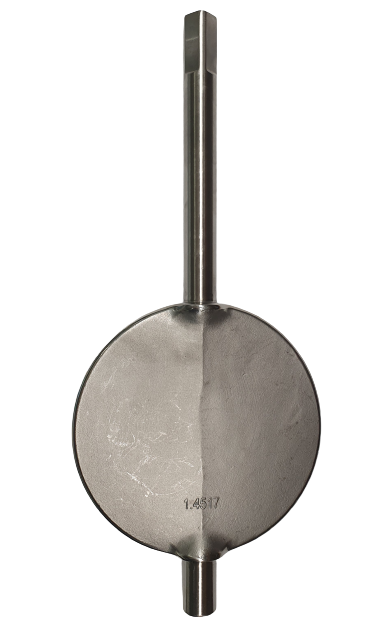 Disc/Stem for GEFA Butterfly Valve KG7/KG9, DN125 Disc/Stem for GEFA Butterfly Valve KG7/KG9, DN125