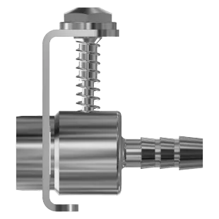 Keofitt 150089, Quick Coupling KSB outlet Ø4 hose barb (closable)