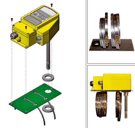 MOUNTINGBRACKET FOR SCHISCHEK SENSOR FOR DUCT UP TO 600mm MOUNTINGBRACKET FOR SCHISCHEK SENSOR FOR DUCT UP TO 600mm