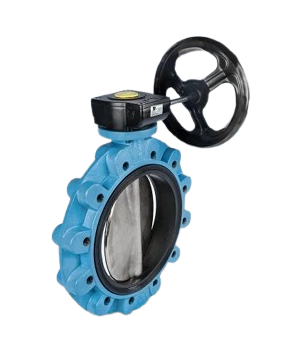 TTV Butterfly Valve, LUG, Vulcanized EPDM, DN40, PN 25 with Worm Gear