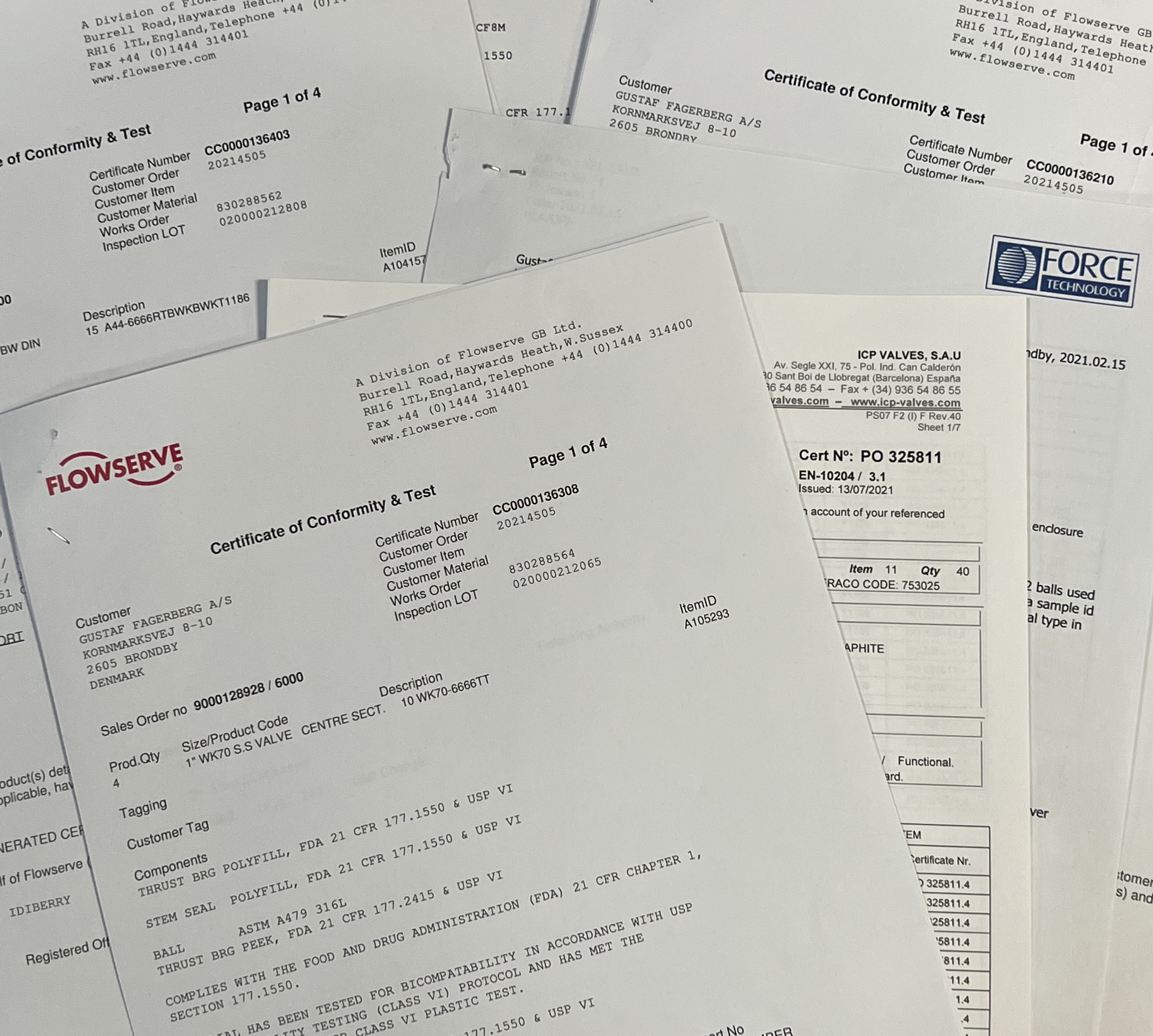 Kieselmann 3.1 Material Certificate Kieselmann 3.1 Material Certificate