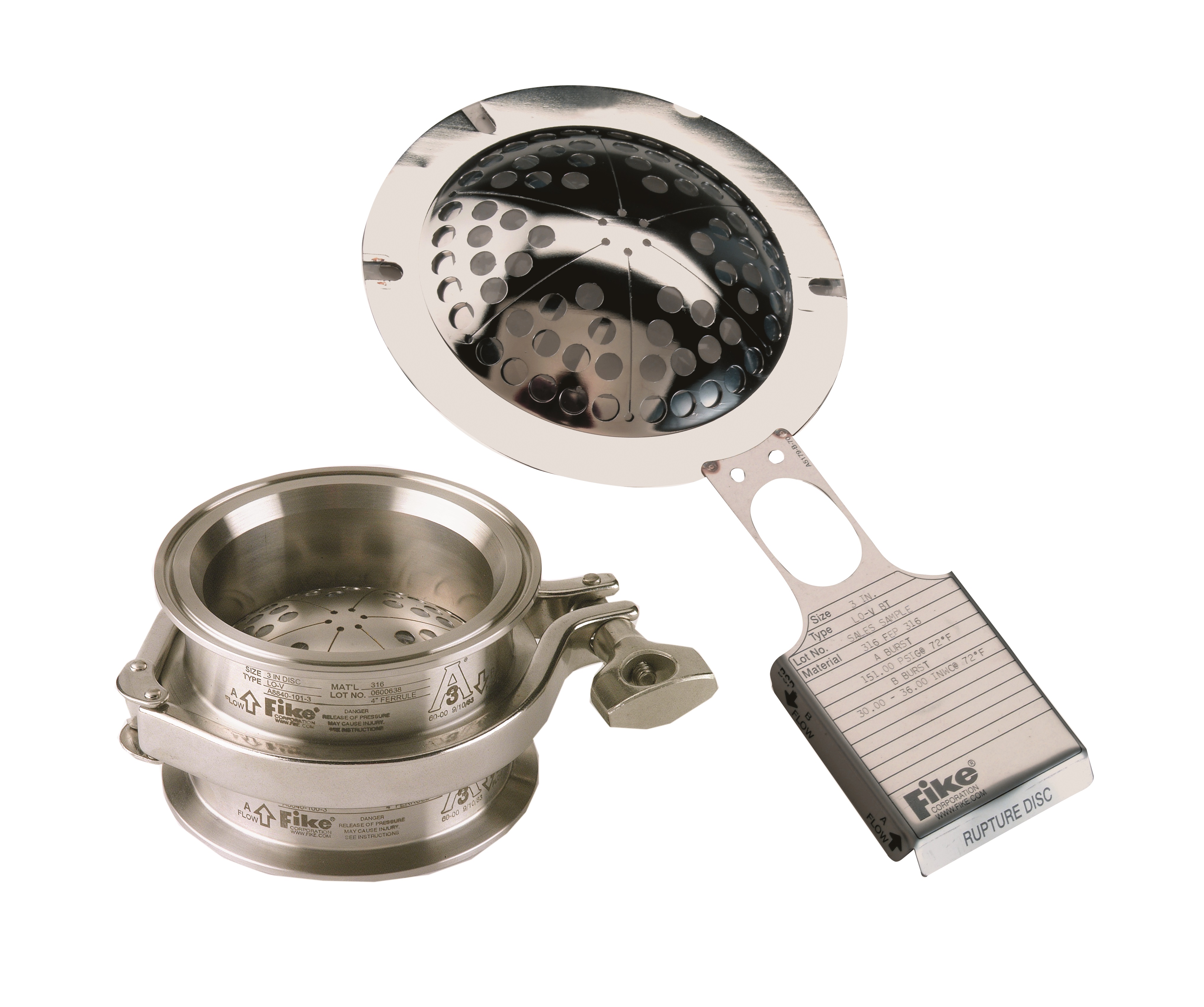 Fike sprængplade LO-V Fike sprængplade LO-V