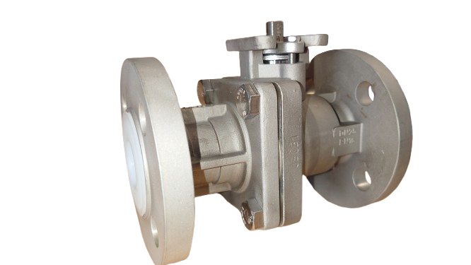 GEFA Flanged ball valve PFA Lined, DN25 GEFA Flanged ball valve PFA Lined, DN25
