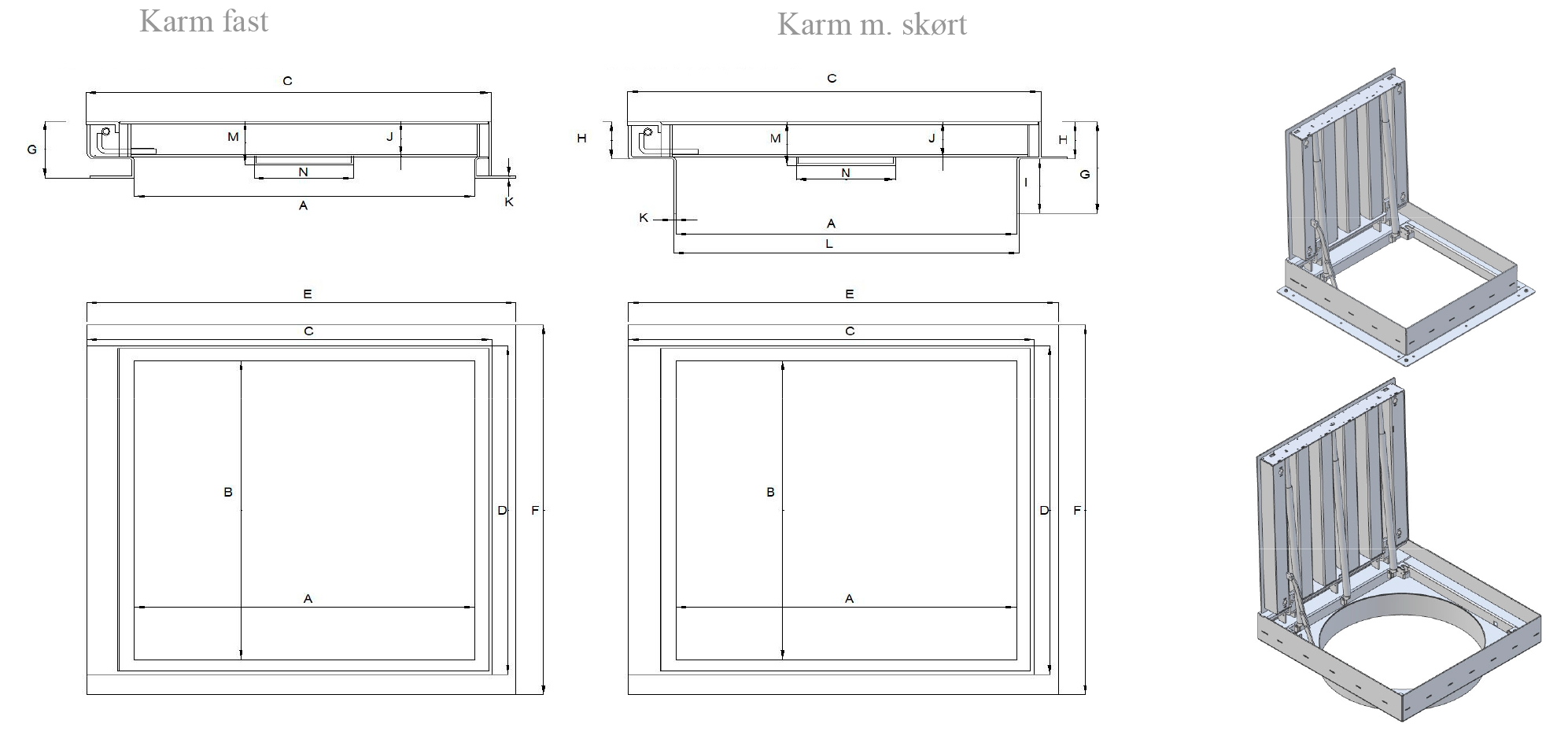 Harde stål - Svejste dæksler 40T Harde stål - Svejste dæksler 40T