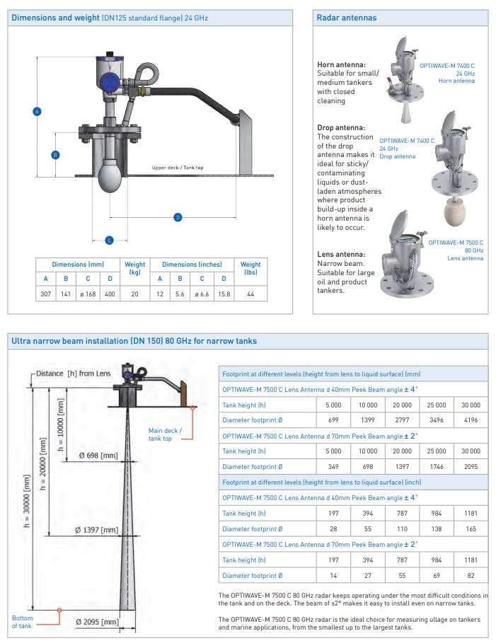 Krohne Optiwave Mx400-x500 Marine Krohne Optiwave Mx400-x500 Marine