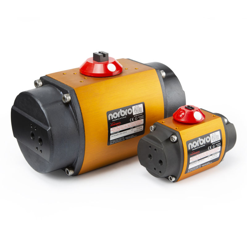 Norbro Model 40R Double Acting Actuator, Size 40 Norbro Model 40R Double Acting Actuator, Size 40